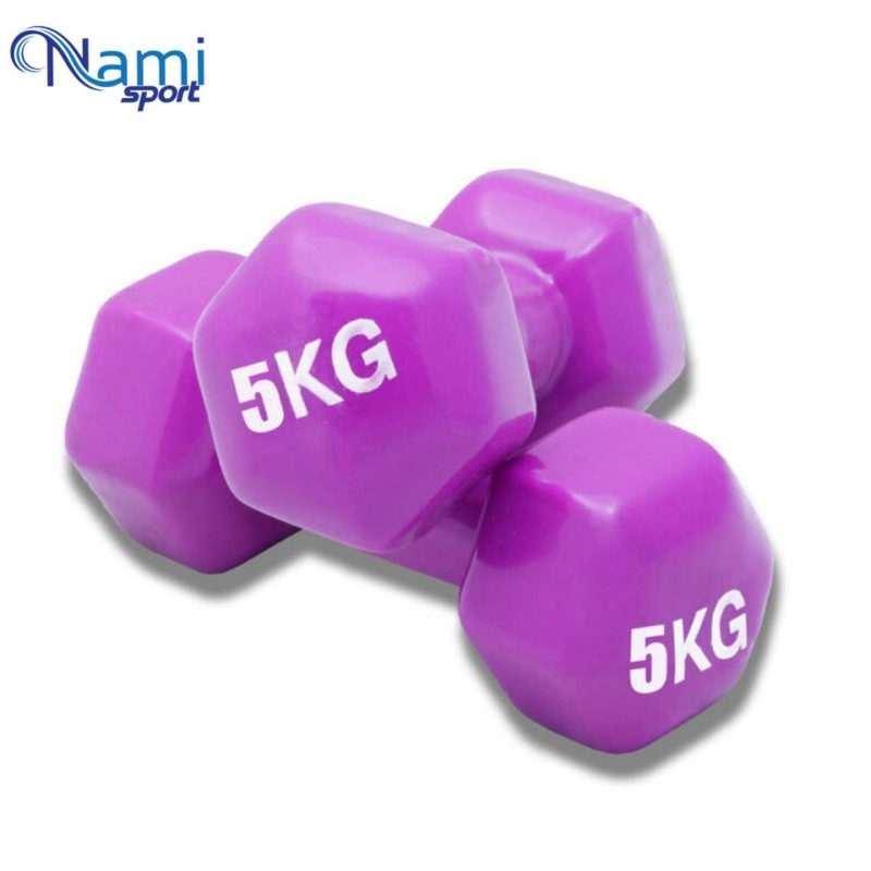 دمبل 5 کیلویی ایروبیک رکورد Record aerobic dumbbells