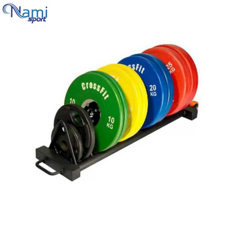 رک صفحه هالتر افقی Horizontal barbell plate rack