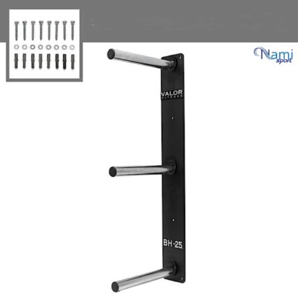 رک صفحه هالتر دیواری 3 شاخه NS6012  3branch wall barbell plate rack