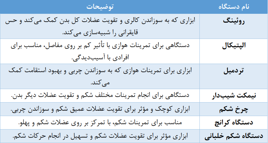 لیست بهترین دستگاه بدنسای برای لاغری شکم و پهلو