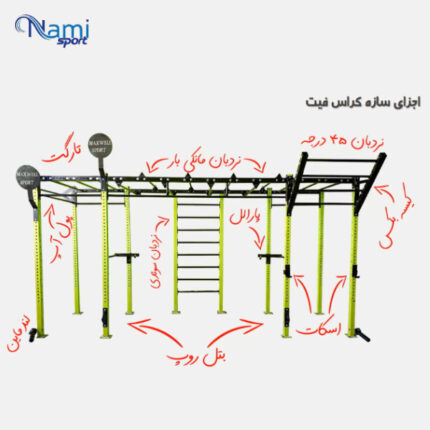 سازه کراسفیت سه دهنه حرفه‌ای