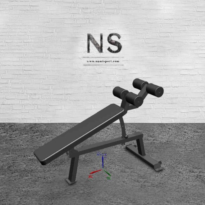 نیمکت شکم ثابت نامی Fixed Abdominal Bench Nami NS2048