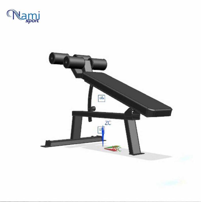 نیمکت شکم ثابت نامی Fixed Abdominal Bench Nami NS2048