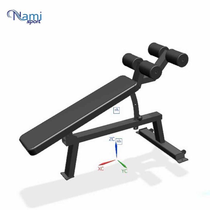 نیمکت شکم ثابت نامی Fixed Abdominal Bench Nami NS2048