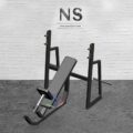 نیمکت پرس بالا سینه هالتر Barbell overhead bench press NS2046