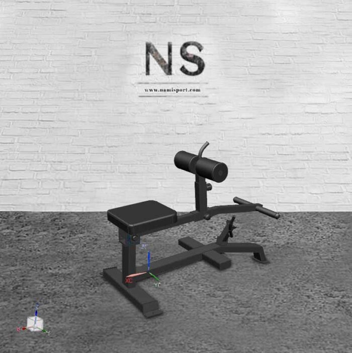 دستگاه ساق پا نشسته وزن آزاد Free weight seated leg press NS2050
