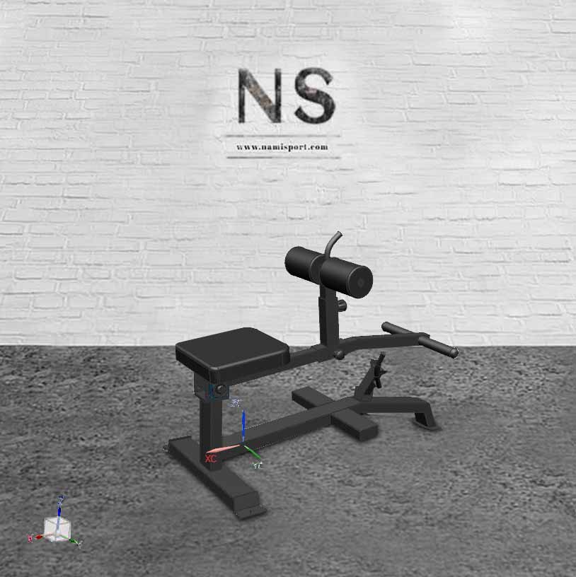 دستگاه ساق پا نشسته وزن آزاد Free weight seated leg press NS2050