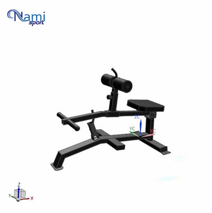 دستگاه ساق پا نشسته وزن آزاد Free weight seated leg press NS2050