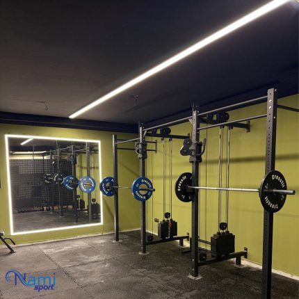 سازه کراسفیت سه دهنه دیواری به همراه اورکراس