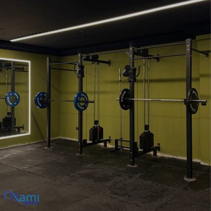 سازه کراسفیت سه دهنه دیواری به همراه اورکراس