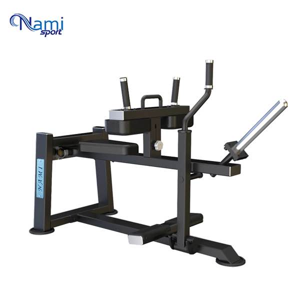 IMG_8728_11zon دستگاه ساق پا نشسته وزنه آزاد طرح Free weight seated leg press NS0067 DHZ - Image 1